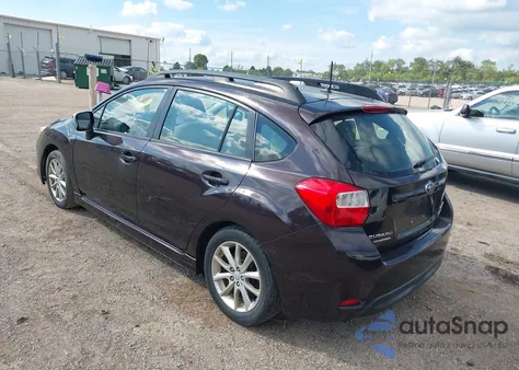 2013 Subaru Impreza 2.0I Sport Premium из США, поврежденный, VIN JF1GPAL69D2801588